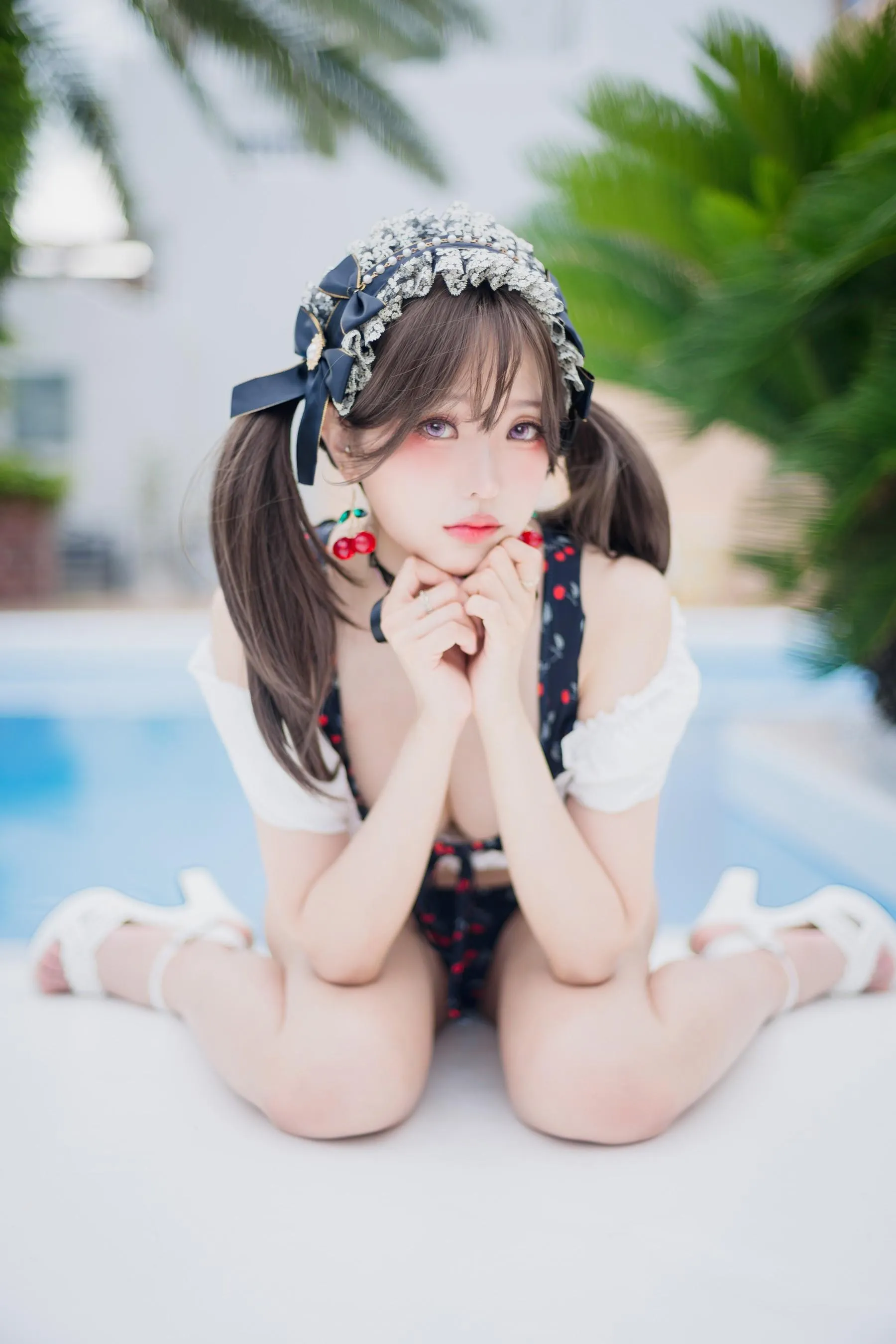 ElyEE子 – NO.120 2023.august B-櫻桃地雷系少女 Cherry Ground Mine Girl [23P]插图5